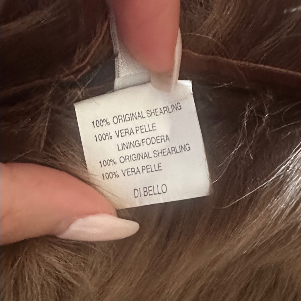 Di Bello Collection Shearling Long Coat - Picture 5 of 14